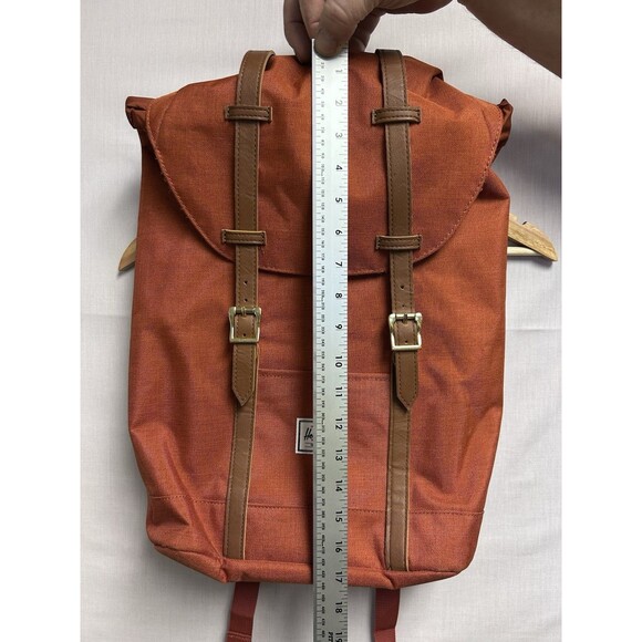 Herschel Little America 17L Backpack Rust Orange Laptop School Travel